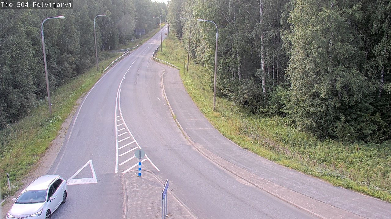 Kelikamerat Kuva Tie 504 Polvijärvi, Polvijärvi, Pohjois-Karjala