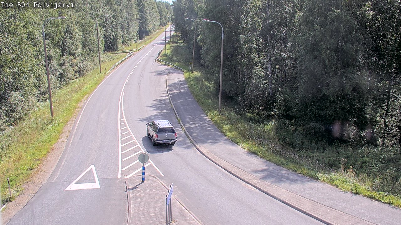 Kelikamerat Kuva Tie 504 Polvijärvi, Polvijärvi, Pohjois-Karjala