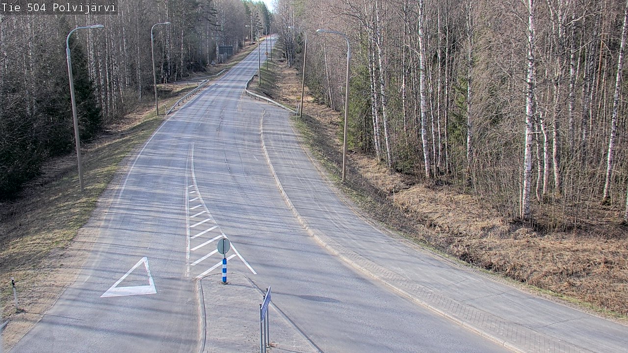 Weather Camera Image Road 504 Polvijärvi, Polvijärvi, Pohjois-Karjala