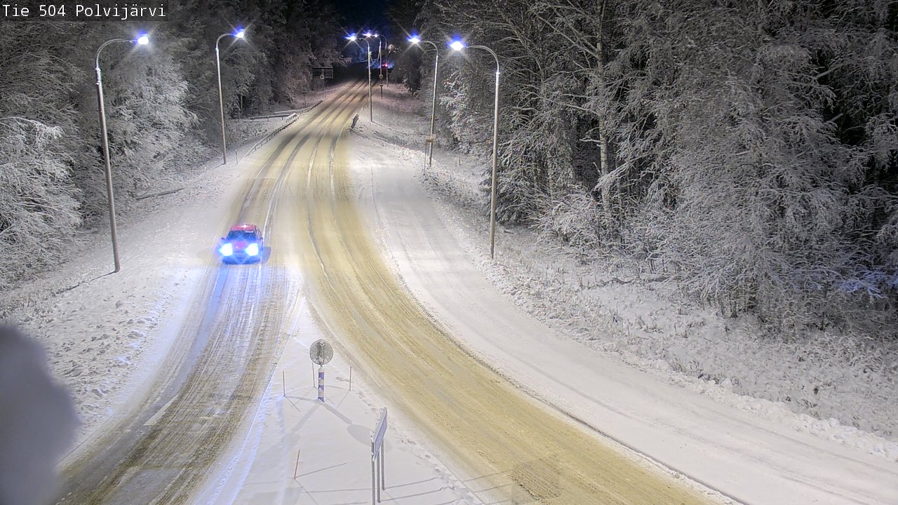 Kelikamerat Kuva Tie 504 Polvijärvi, Polvijärvi, Pohjois-Karjala