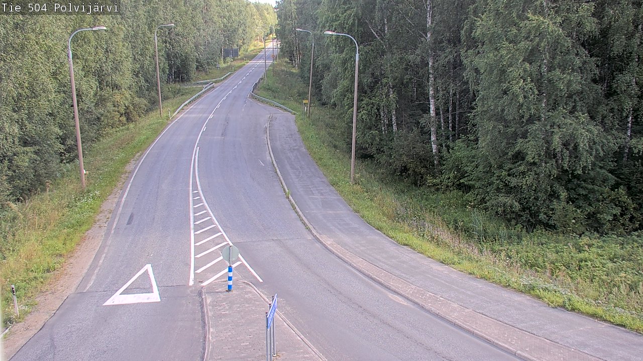 Kelikamerat Kuva Tie 504 Polvijärvi, Polvijärvi, Pohjois-Karjala