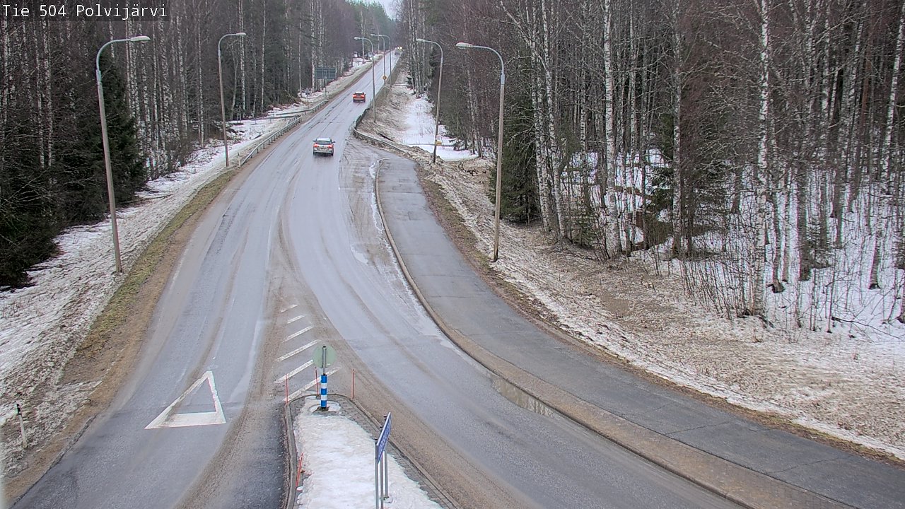Weather Camera Image Road 504 Polvijärvi, Polvijärvi, Pohjois-Karjala