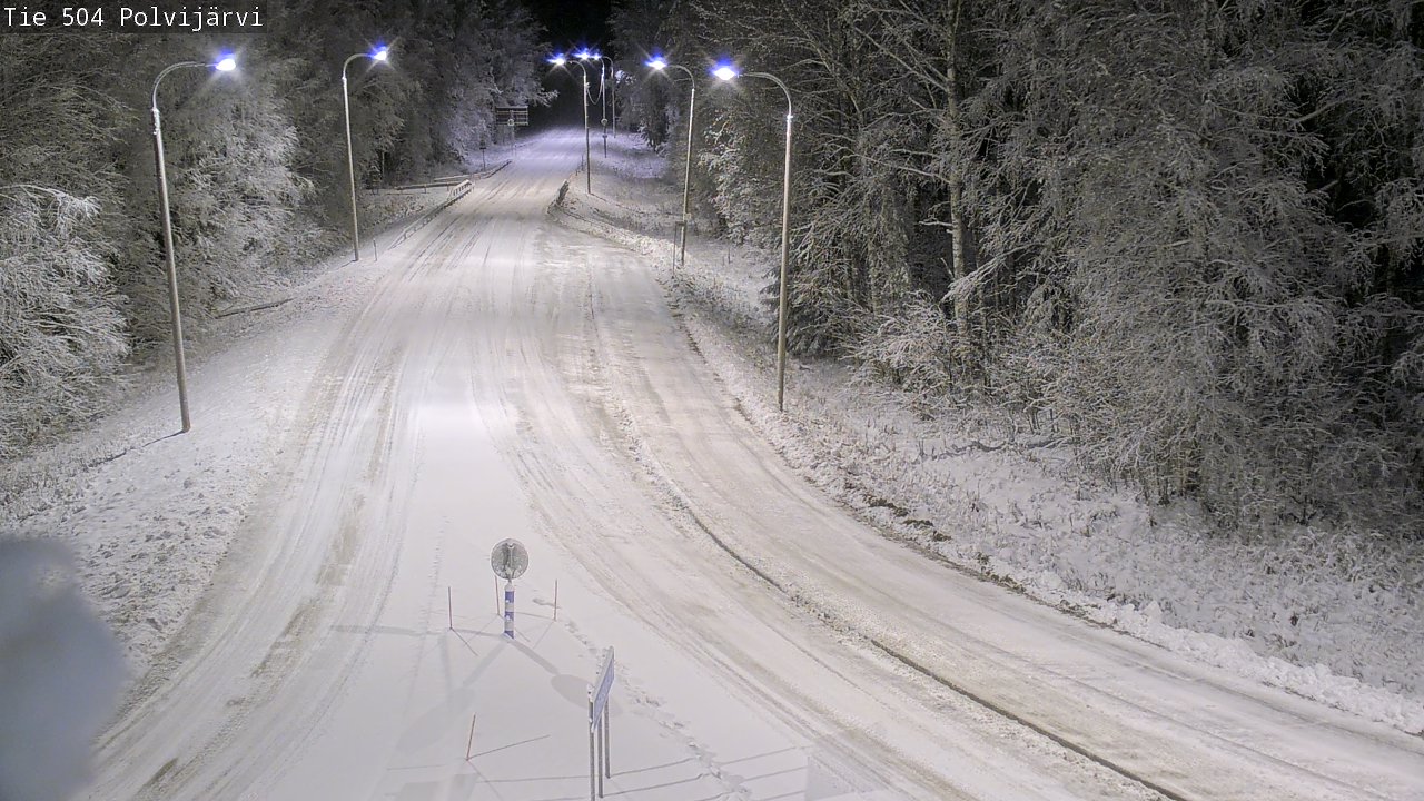 Kelikamerat Kuva Tie 504 Polvijärvi, Polvijärvi, Pohjois-Karjala