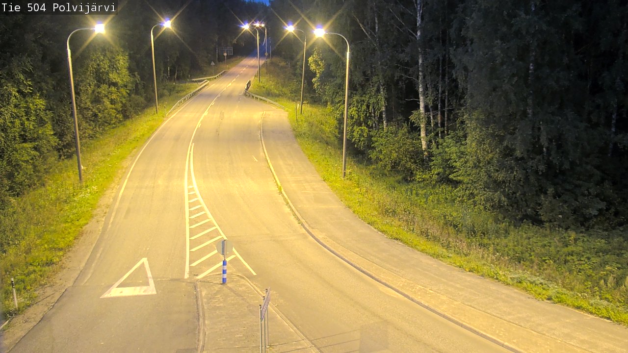 Kelikamerat Kuva Tie 504 Polvijärvi, Polvijärvi, Pohjois-Karjala