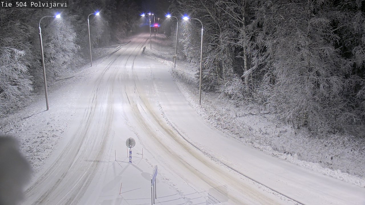 Kelikamerat Kuva Tie 504 Polvijärvi, Polvijärvi, Pohjois-Karjala