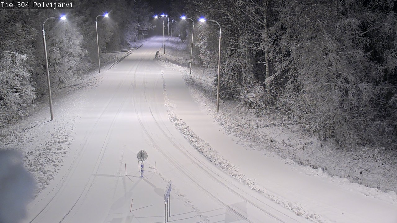 Kelikamerat Kuva Tie 504 Polvijärvi, Polvijärvi, Pohjois-Karjala