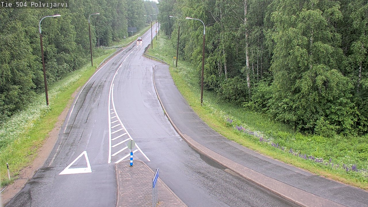 Weather Camera Image Road 504 Polvijärvi, Polvijärvi, Pohjois-Karjala