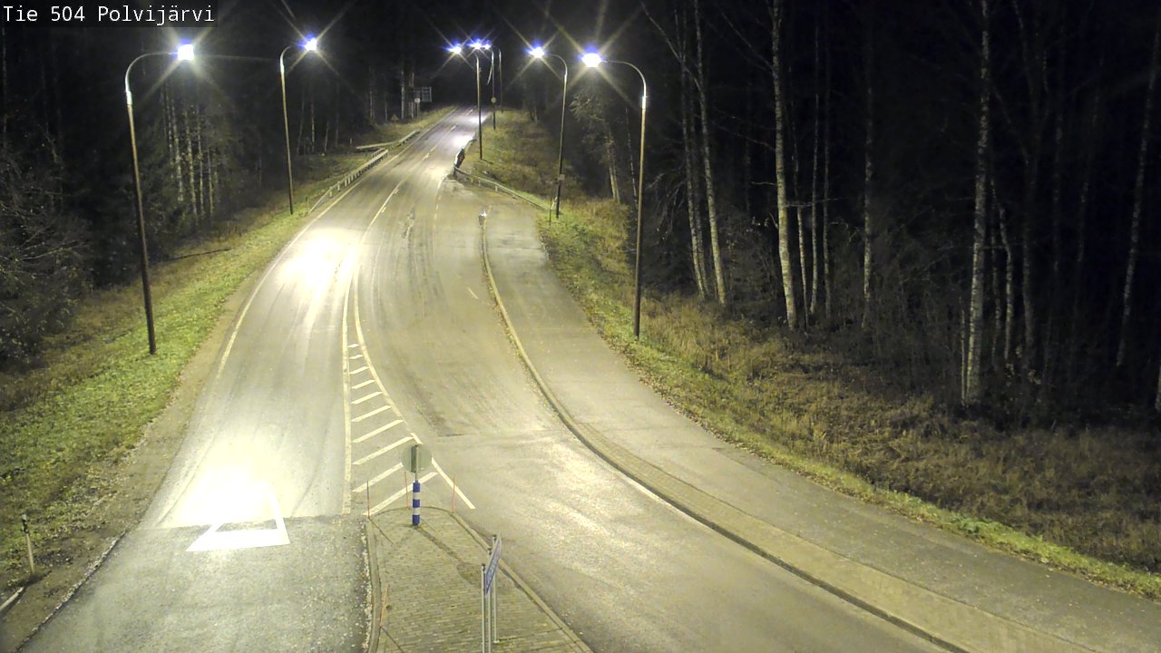 Kelikamerat Kuva Tie 504 Polvijärvi, Polvijärvi, Pohjois-Karjala