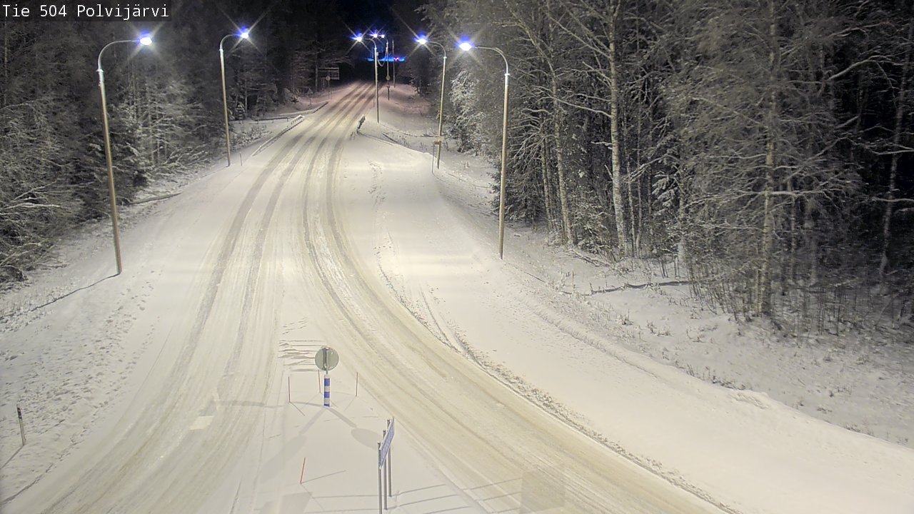 Kelikamerat Kuva Tie 504 Polvijärvi, Polvijärvi, Pohjois-Karjala