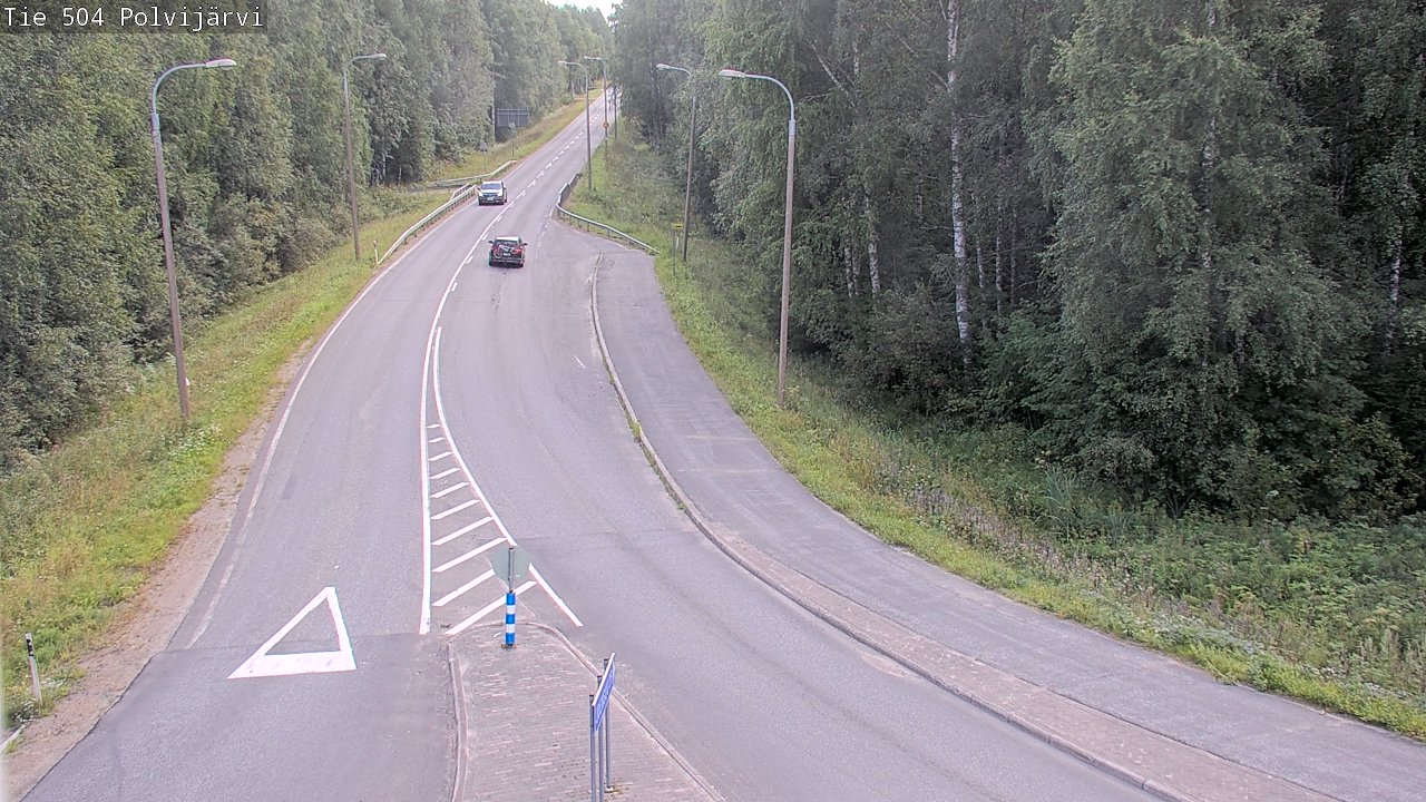 Kelikamerat Kuva Tie 504 Polvijärvi, Polvijärvi, Pohjois-Karjala