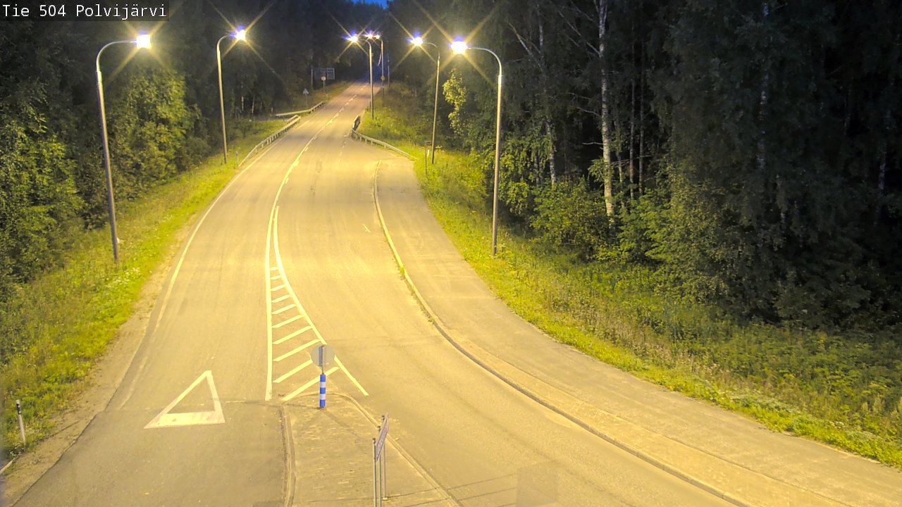 Kelikamerat Kuva Tie 504 Polvijärvi, Polvijärvi, Pohjois-Karjala