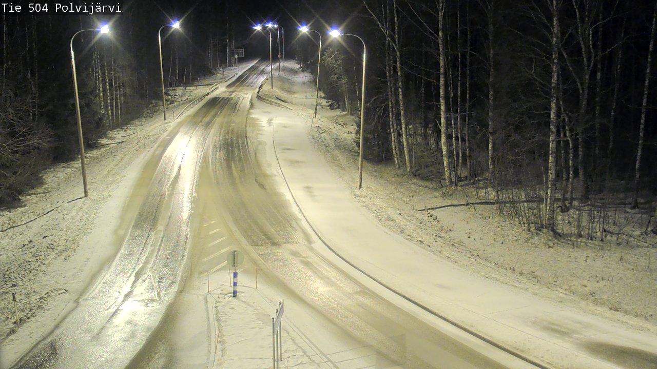 Kelikamerat Kuva Tie 504 Polvijärvi, Polvijärvi, Pohjois-Karjala