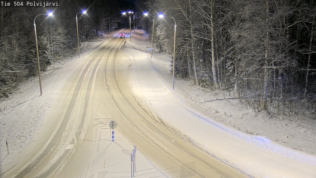 Kelikamerat Kuva Tie 504 Polvijärvi, Polvijärvi, Pohjois-Karjala