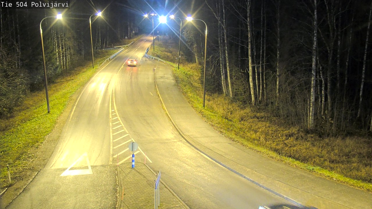 Kelikamerat Kuva Tie 504 Polvijärvi, Polvijärvi, Pohjois-Karjala