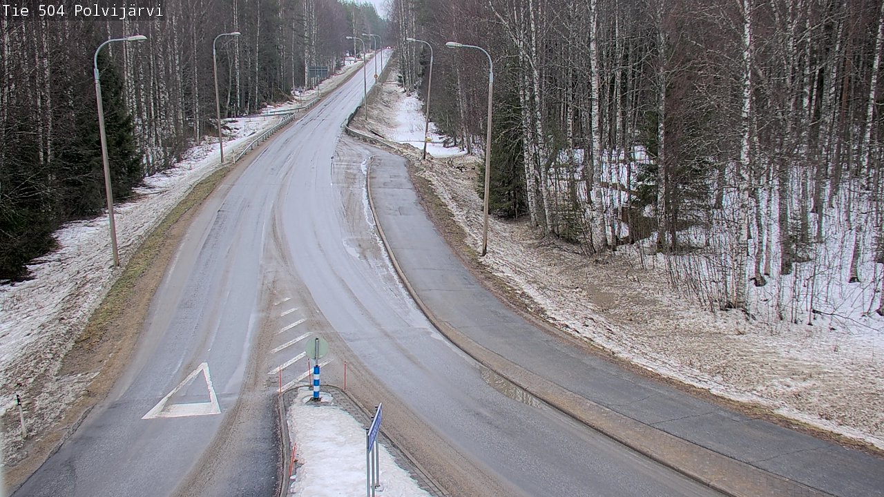 Weather Camera Image Road 504 Polvijärvi, Polvijärvi, Pohjois-Karjala