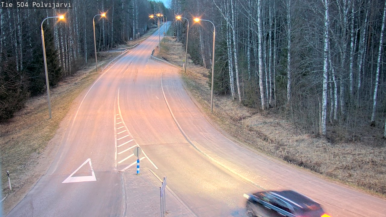 Kelikamerat Kuva Tie 504 Polvijärvi, Polvijärvi, Pohjois-Karjala
