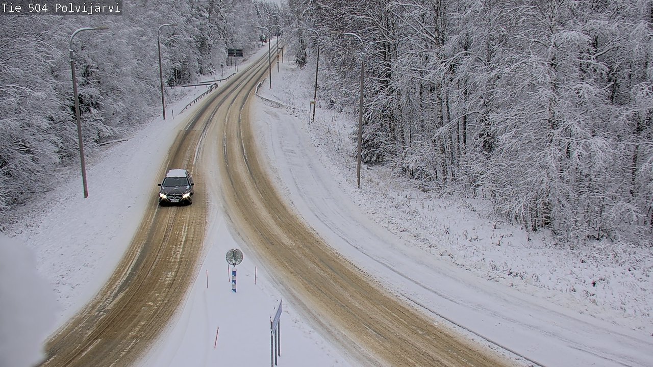 Kelikamerat Kuva Tie 504 Polvijärvi, Polvijärvi, Pohjois-Karjala