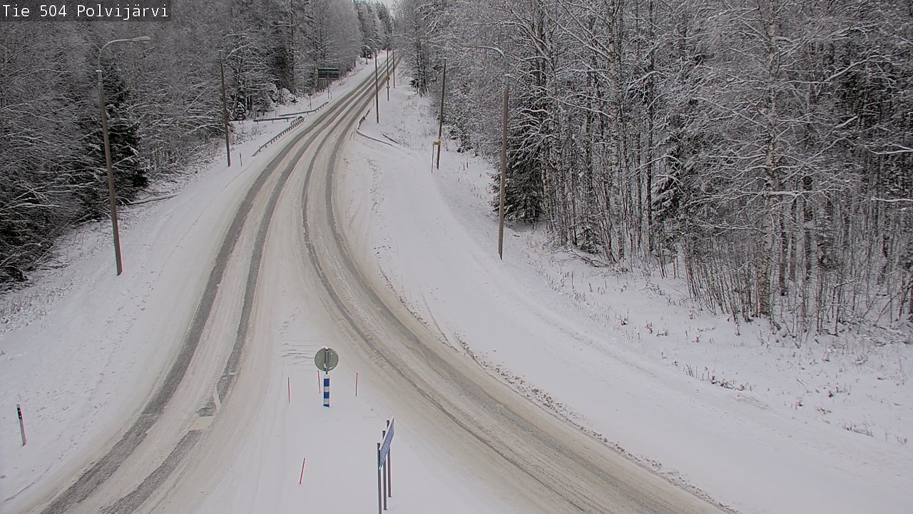 Weather Camera Image Road 504 Polvijärvi, Polvijärvi, Pohjois-Karjala