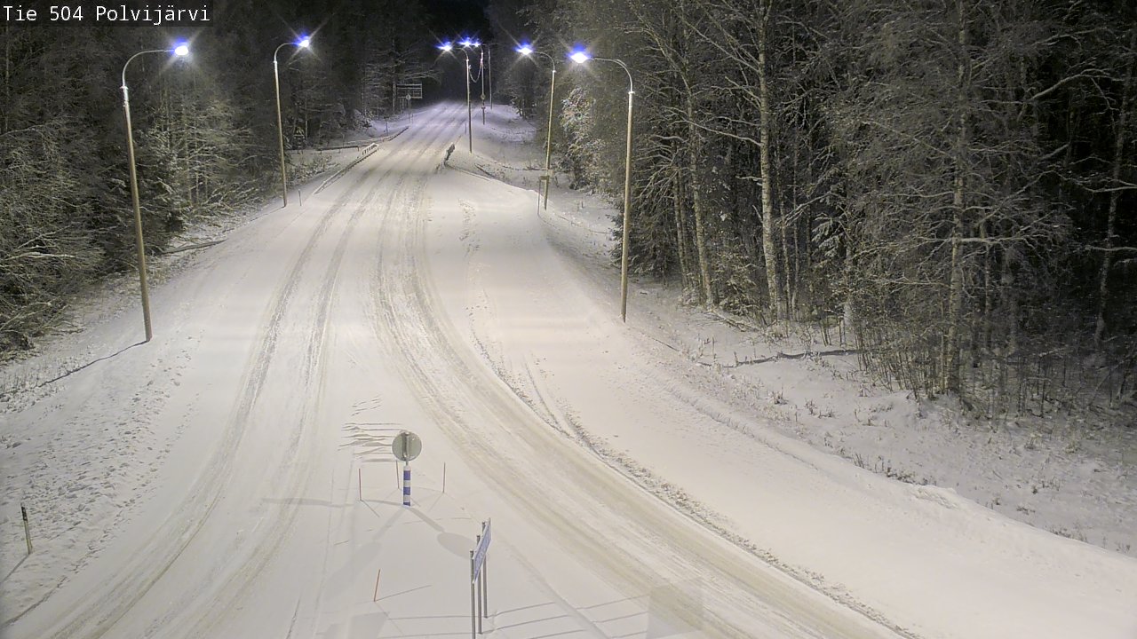 Kelikamerat Kuva Tie 504 Polvijärvi, Polvijärvi, Pohjois-Karjala