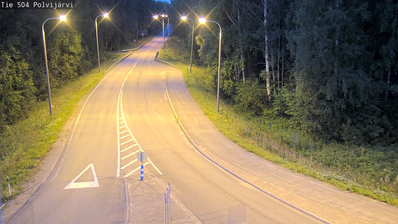 Kelikamerat Kuva Tie 504 Polvijärvi, Polvijärvi, Pohjois-Karjala