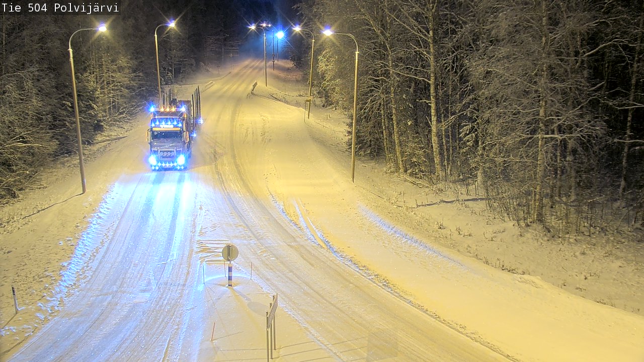 Kelikamerat Kuva Tie 504 Polvijärvi, Polvijärvi, Pohjois-Karjala