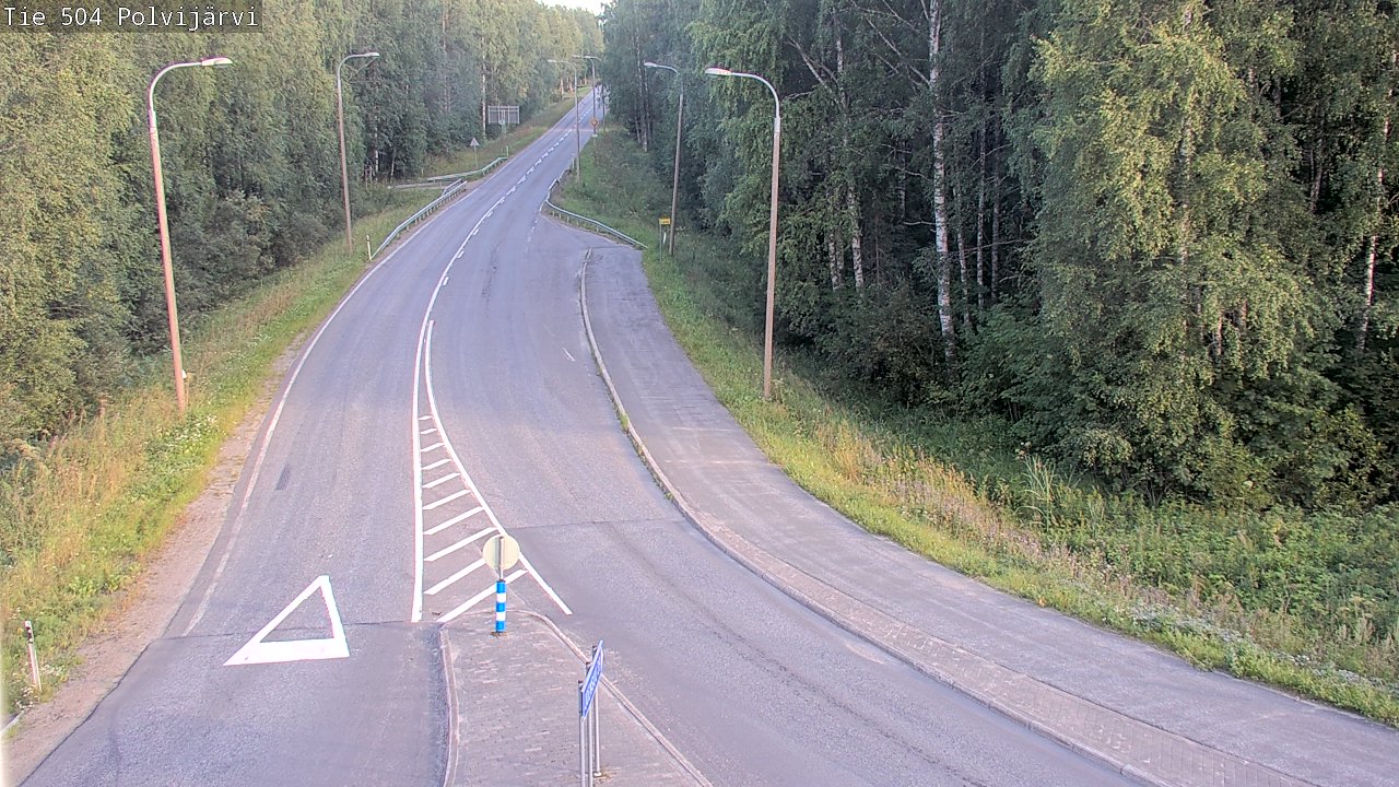 Kelikamerat Kuva Tie 504 Polvijärvi, Polvijärvi, Pohjois-Karjala