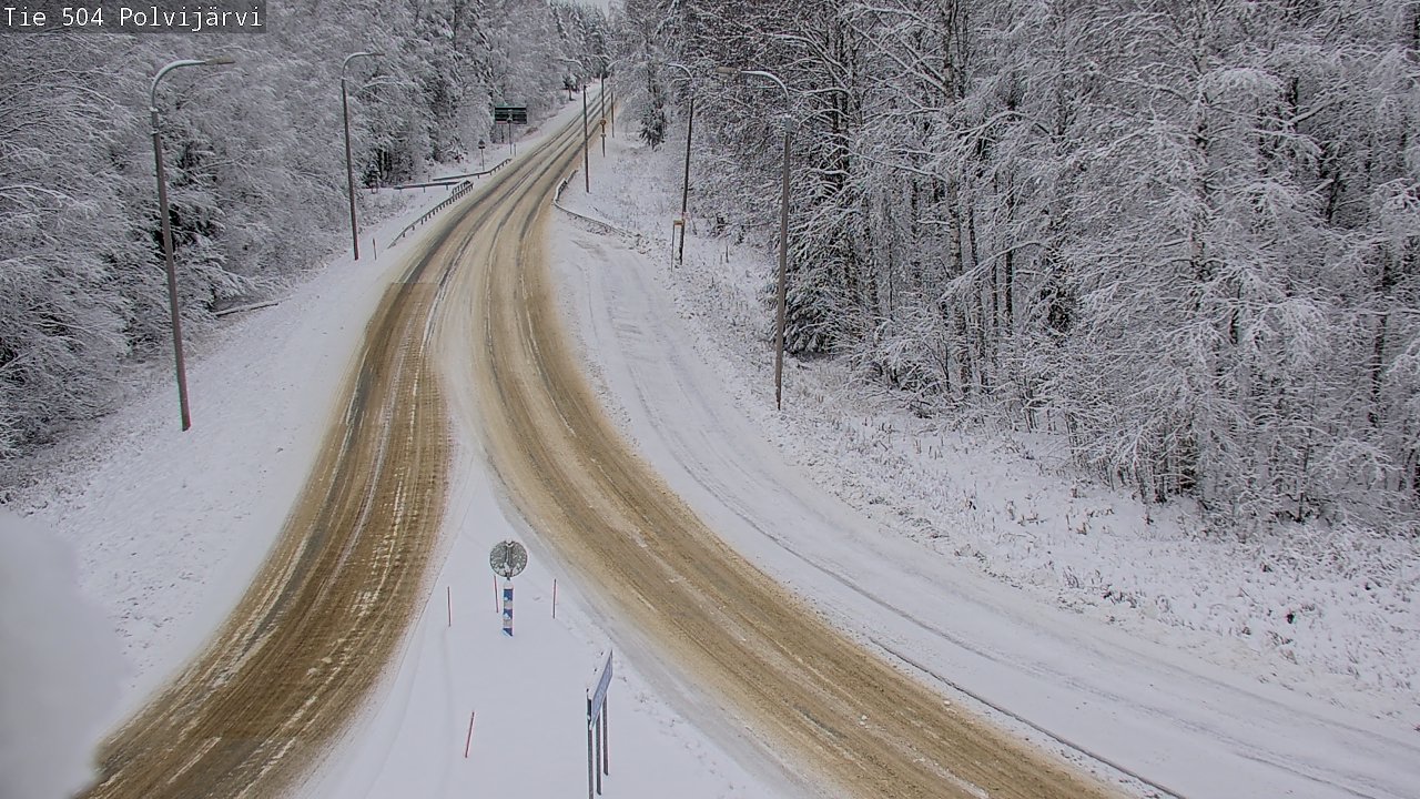 Kelikamerat Kuva Tie 504 Polvijärvi, Polvijärvi, Pohjois-Karjala