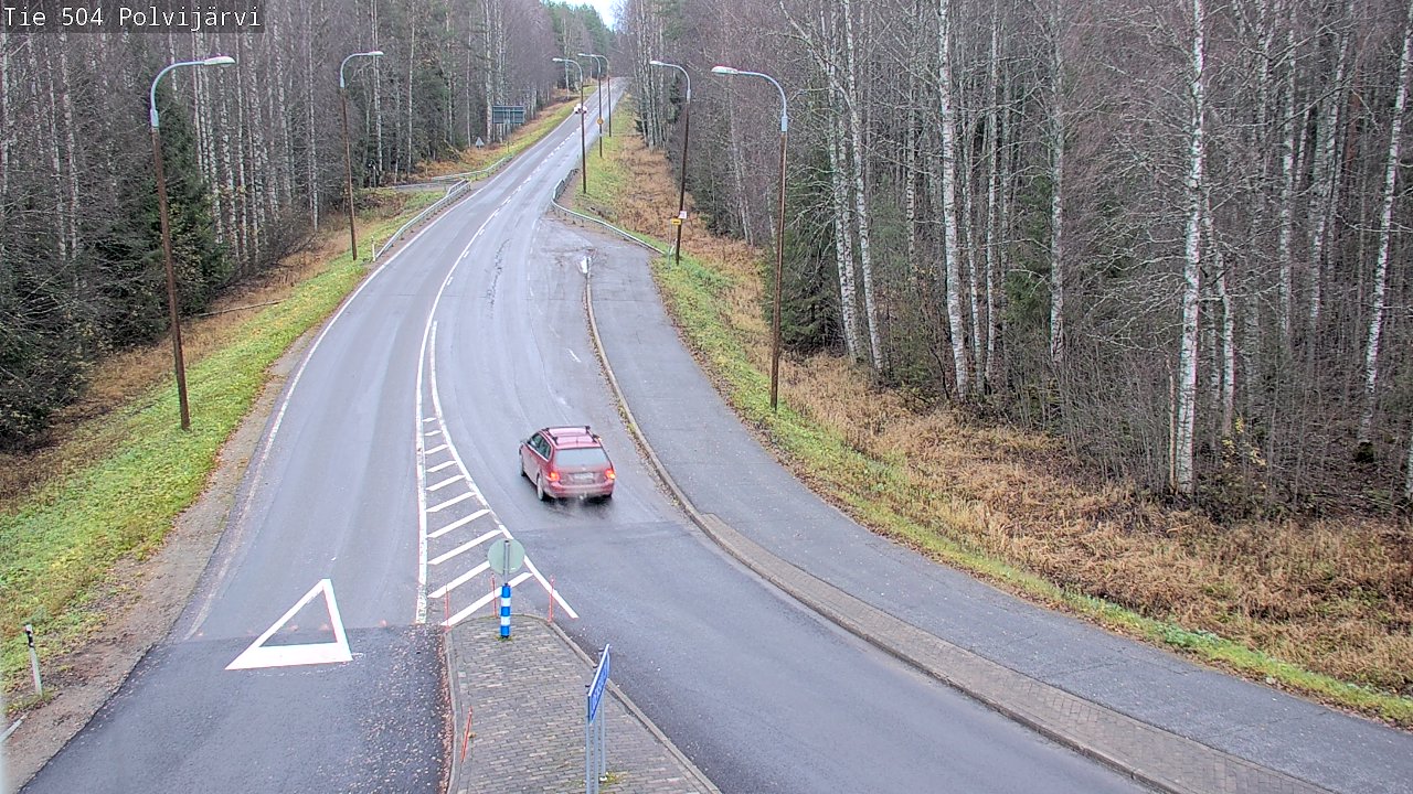 Kelikamerat Kuva Tie 504 Polvijärvi, Polvijärvi, Pohjois-Karjala