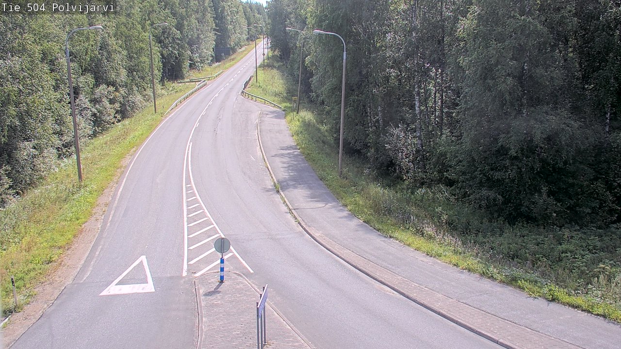 Kelikamerat Kuva Tie 504 Polvijärvi, Polvijärvi, Pohjois-Karjala