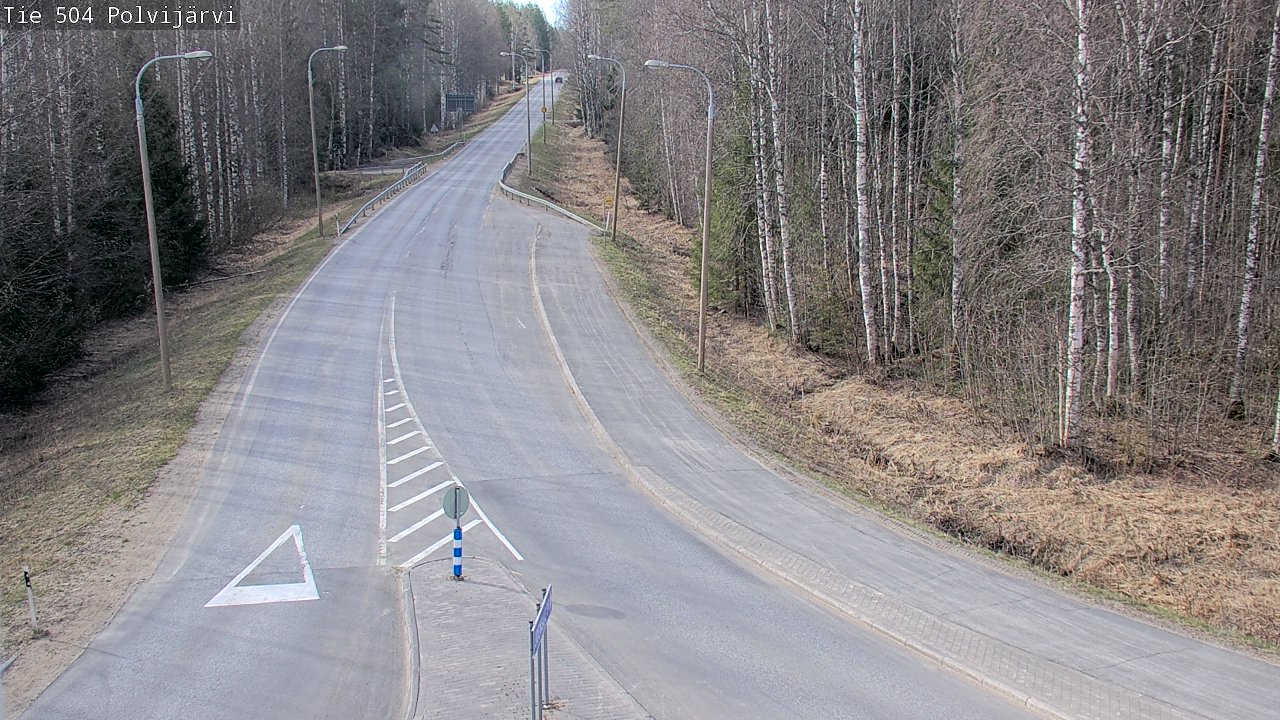 Weather Camera Image Road 504 Polvijärvi, Polvijärvi, Pohjois-Karjala