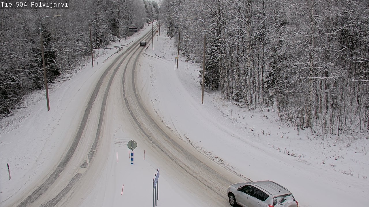 Weather Camera Image Road 504 Polvijärvi, Polvijärvi, Pohjois-Karjala