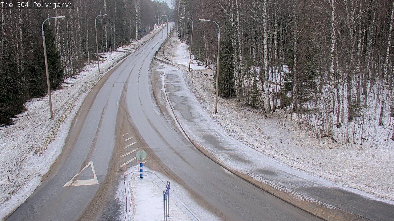 Kelikamerat Kuva Tie 504 Polvijärvi, Polvijärvi, Pohjois-Karjala