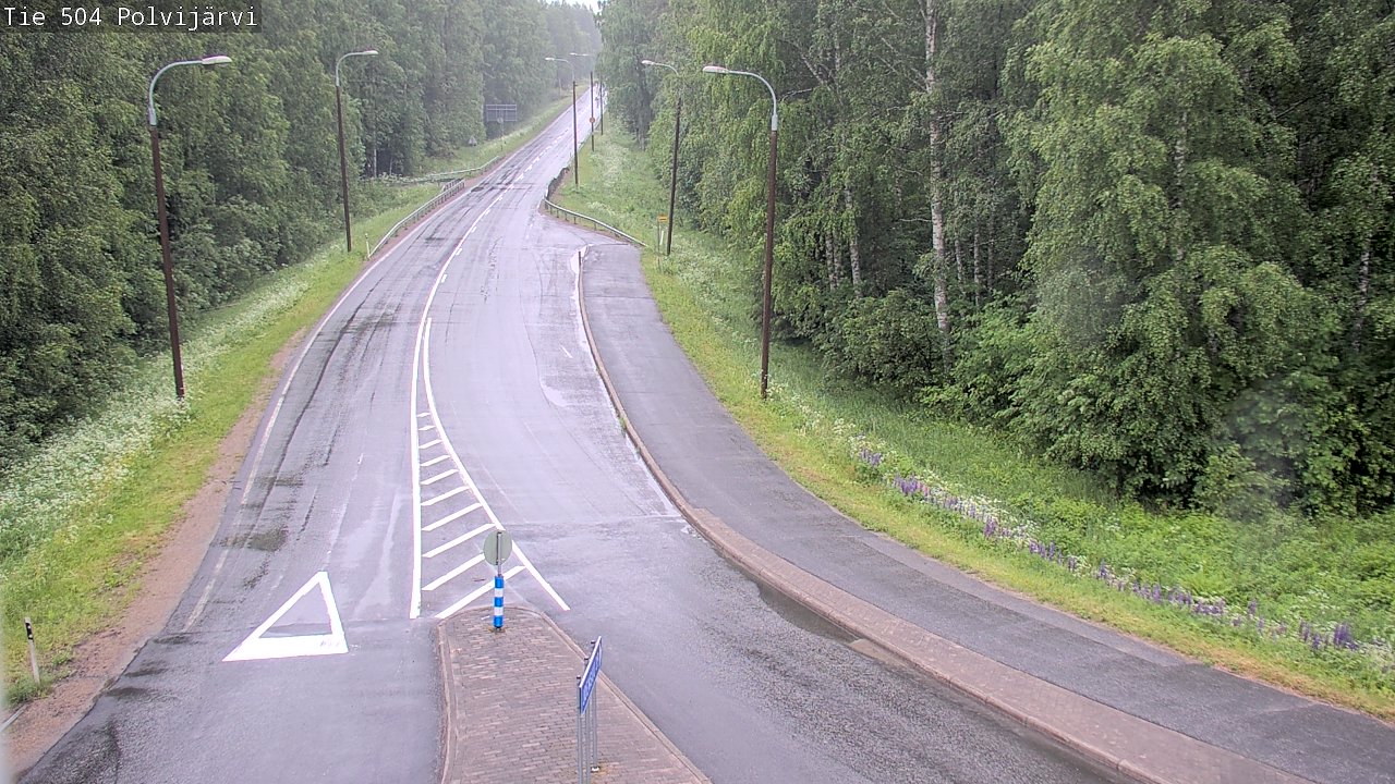 Kelikamerat Kuva Tie 504 Polvijärvi, Polvijärvi, Pohjois-Karjala