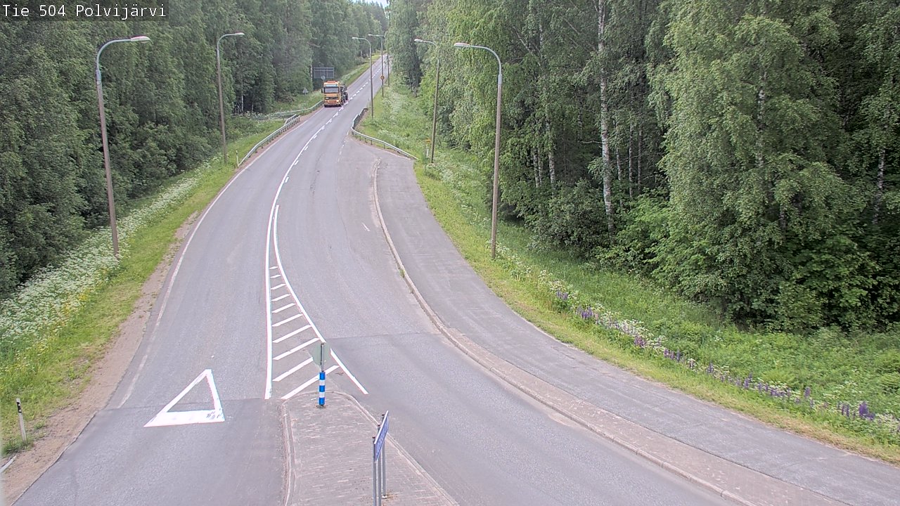 Kelikamerat Kuva Tie 504 Polvijärvi, Polvijärvi, Pohjois-Karjala