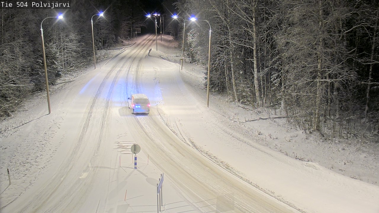 Kelikamerat Kuva Tie 504 Polvijärvi, Polvijärvi, Pohjois-Karjala