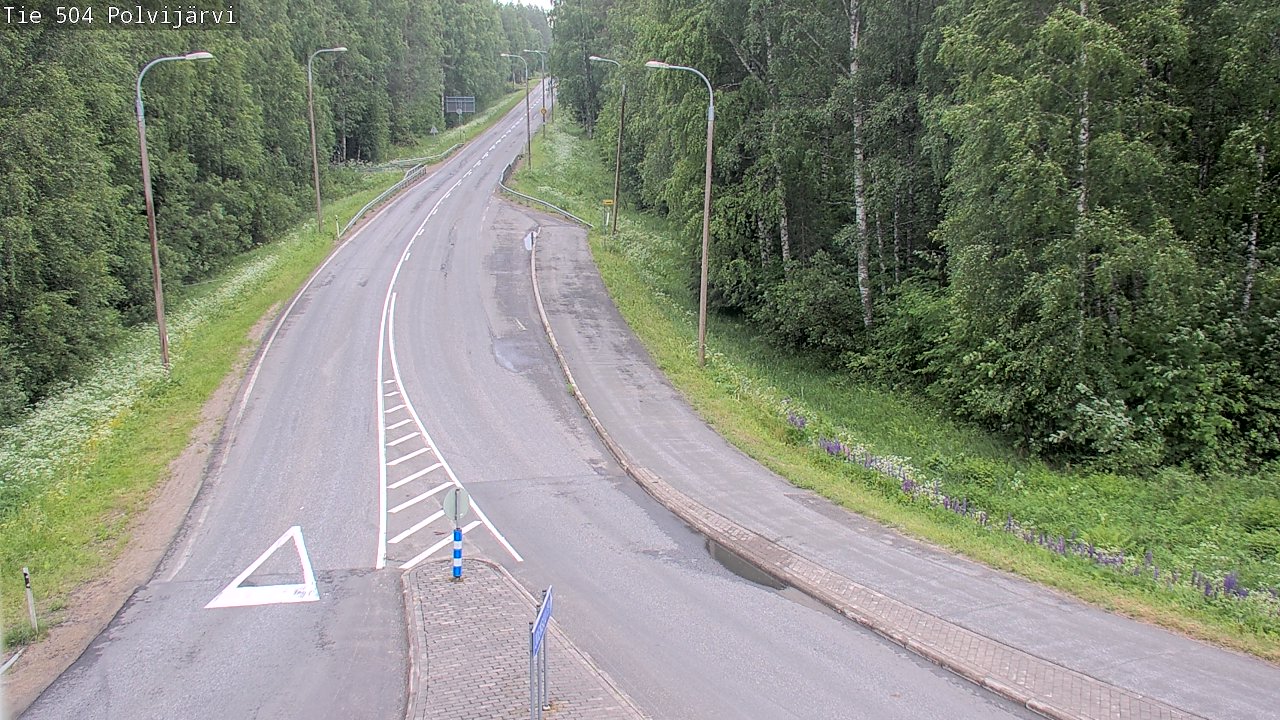 Weather Camera Image Road 504 Polvijärvi, Polvijärvi, Pohjois-Karjala