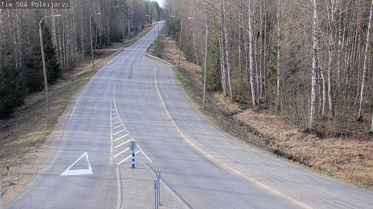 Weather Camera Image Road 504 Polvijärvi, Polvijärvi, Pohjois-Karjala