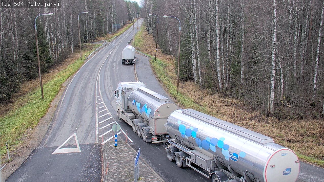 Kelikamerat Kuva Tie 504 Polvijärvi, Polvijärvi, Pohjois-Karjala