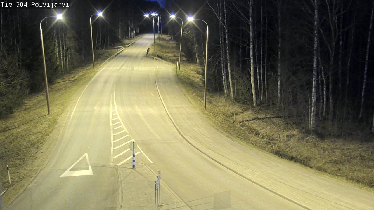 Kelikamerat Kuva Tie 504 Polvijärvi, Polvijärvi, Pohjois-Karjala