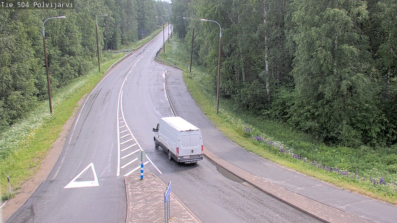 Weather Camera Image Road 504 Polvijärvi, Polvijärvi, Pohjois-Karjala