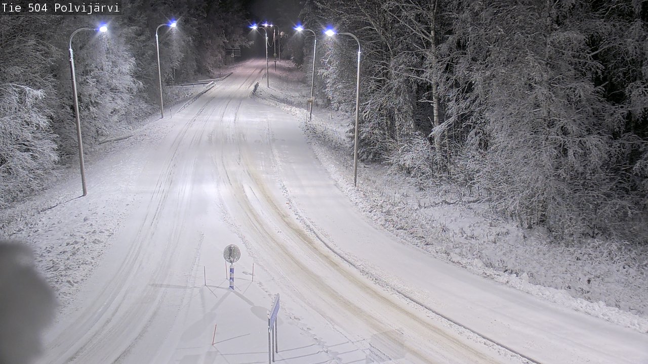Kelikamerat Kuva Tie 504 Polvijärvi, Polvijärvi, Pohjois-Karjala