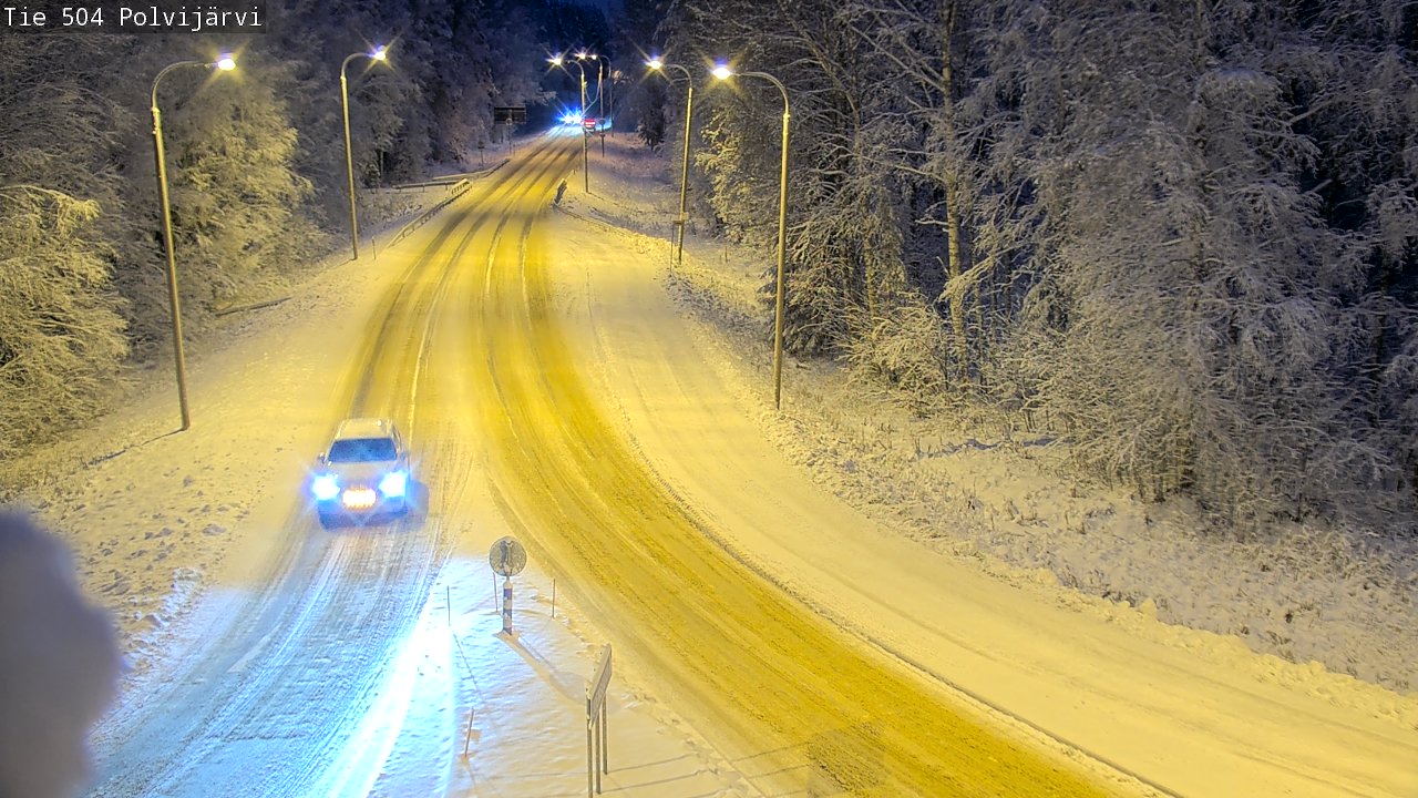 Kelikamerat Kuva Tie 504 Polvijärvi, Polvijärvi, Pohjois-Karjala
