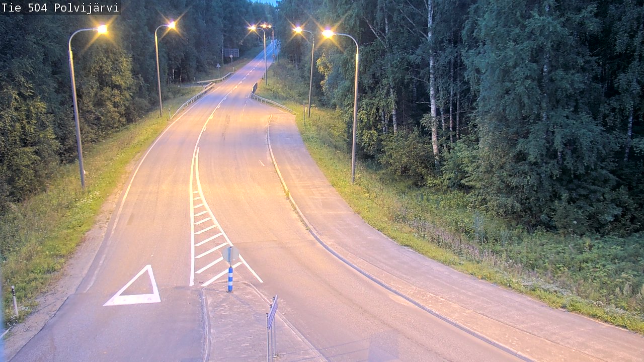 Kelikamerat Kuva Tie 504 Polvijärvi, Polvijärvi, Pohjois-Karjala
