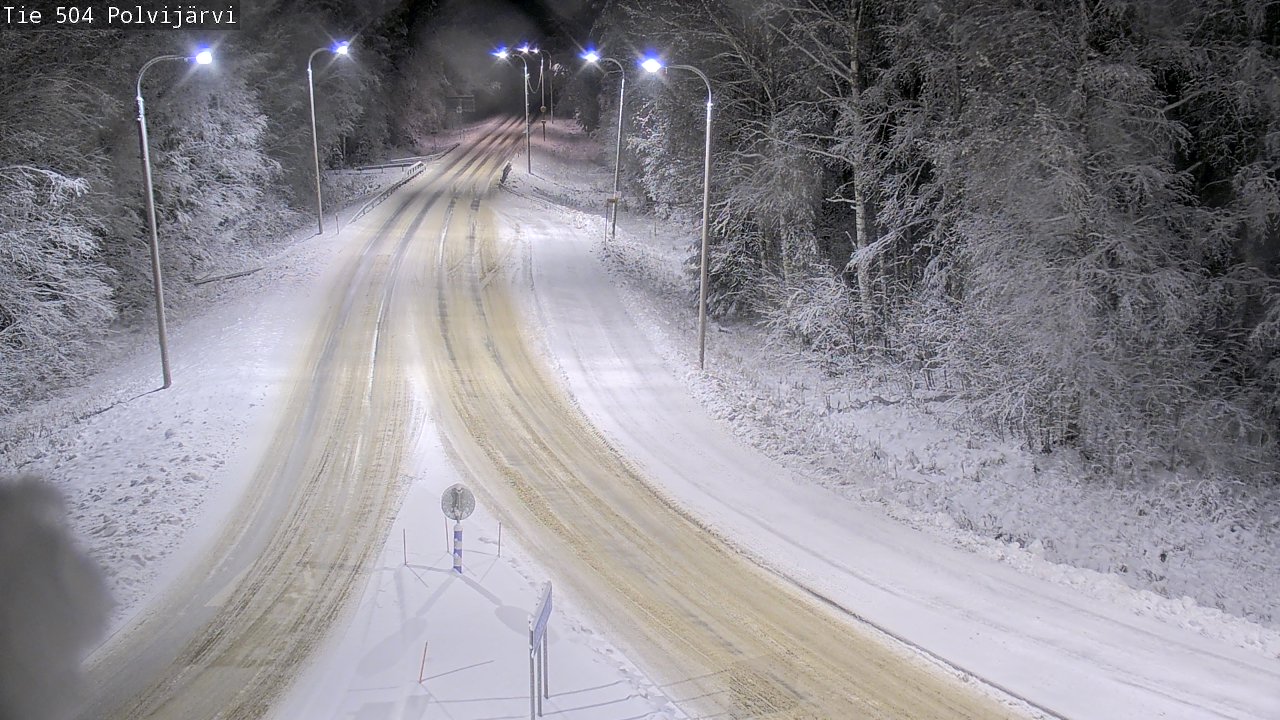 Kelikamerat Kuva Tie 504 Polvijärvi, Polvijärvi, Pohjois-Karjala