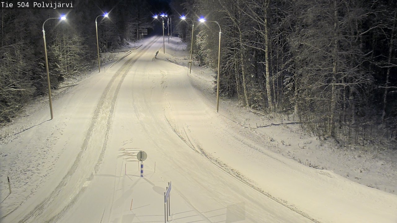 Kelikamerat Kuva Tie 504 Polvijärvi, Polvijärvi, Pohjois-Karjala