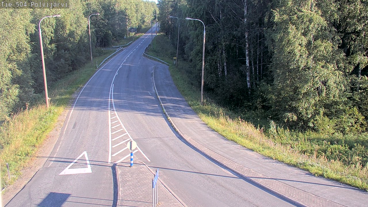 Kelikamerat Kuva Tie 504 Polvijärvi, Polvijärvi, Pohjois-Karjala