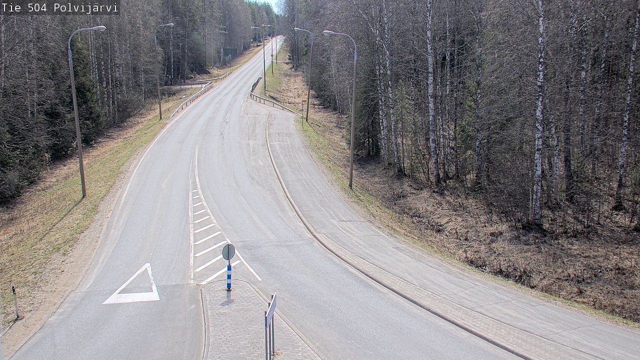 Weather Camera Image Road 504 Polvijärvi, Polvijärvi, Pohjois-Karjala