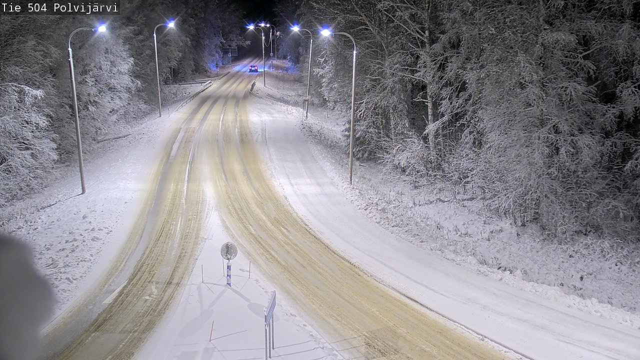 Kelikamerat Kuva Tie 504 Polvijärvi, Polvijärvi, Pohjois-Karjala