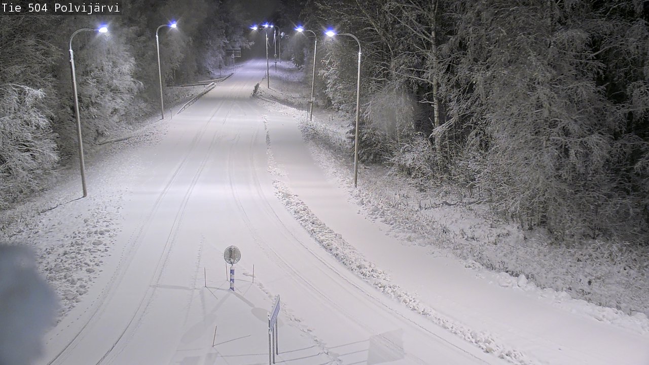 Kelikamerat Kuva Tie 504 Polvijärvi, Polvijärvi, Pohjois-Karjala