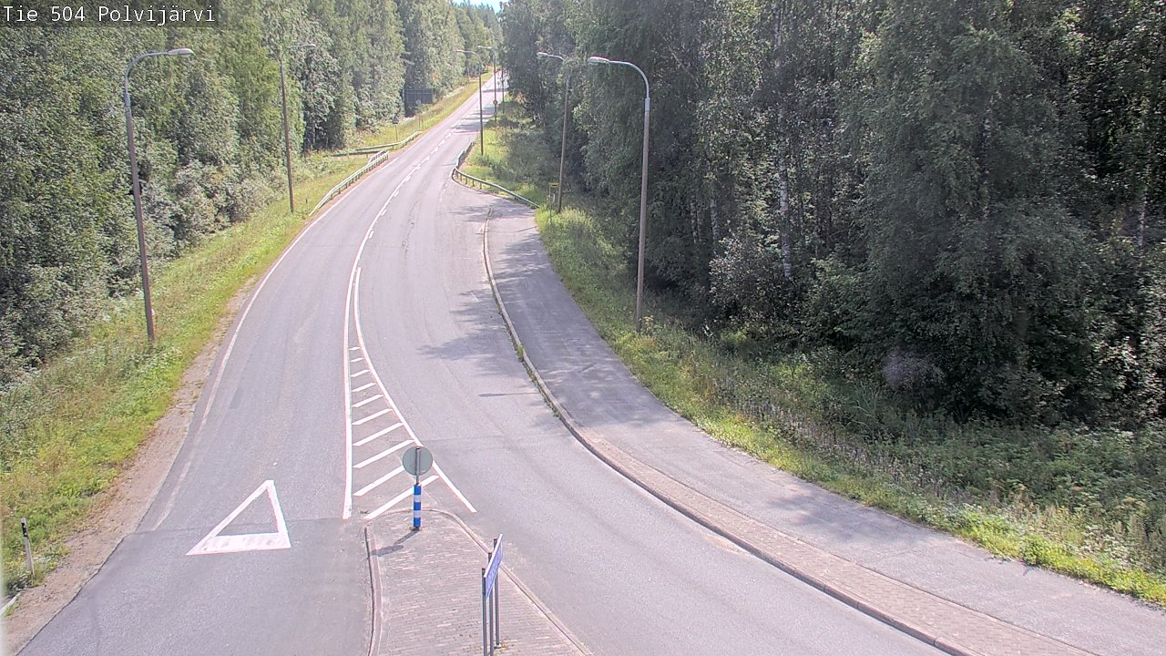Kelikamerat Kuva Tie 504 Polvijärvi, Polvijärvi, Pohjois-Karjala